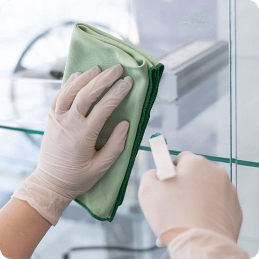 Veltrix cleaning in action